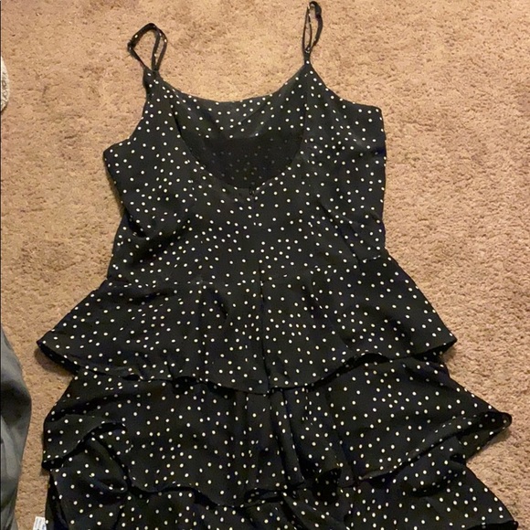 black and white polka dot dress. - Picture 3 of 3